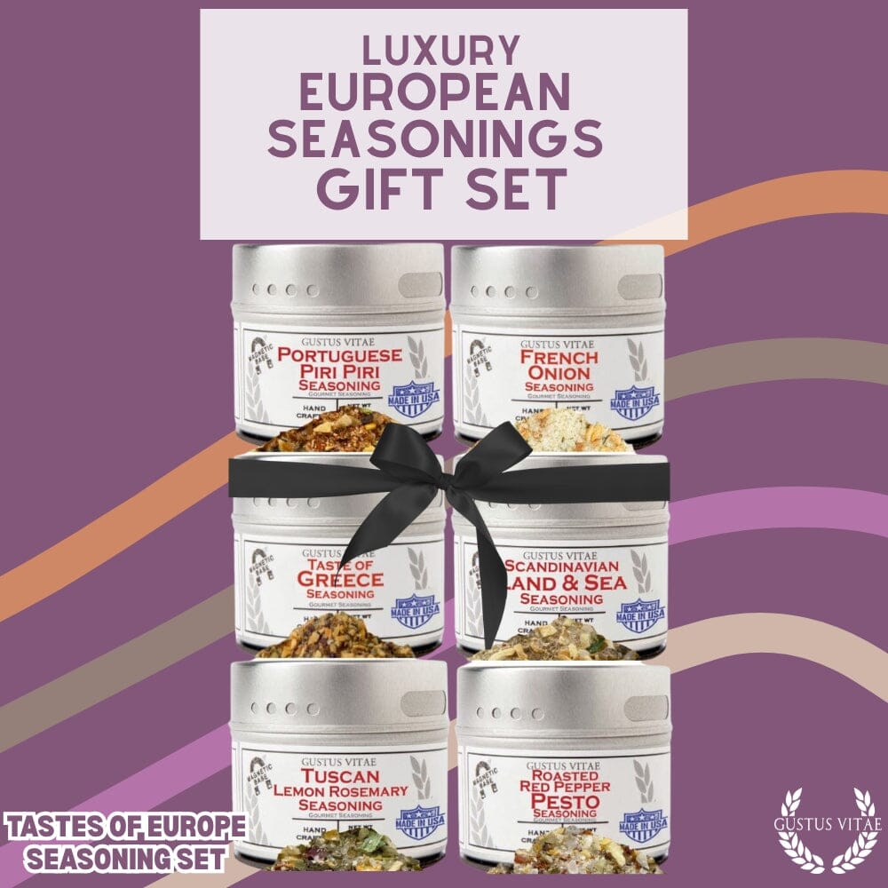 European Seasonings Gift Set - Tastes of Europe - Artisanal Spice Blends Six Pack