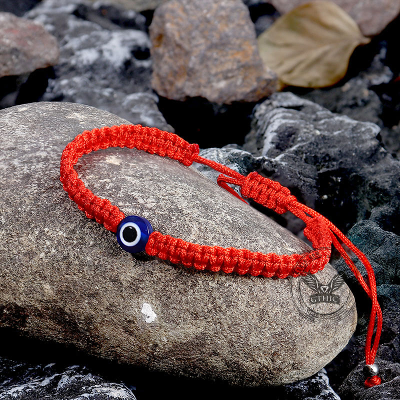 Evil Eye Braided Adjustable Bracelet