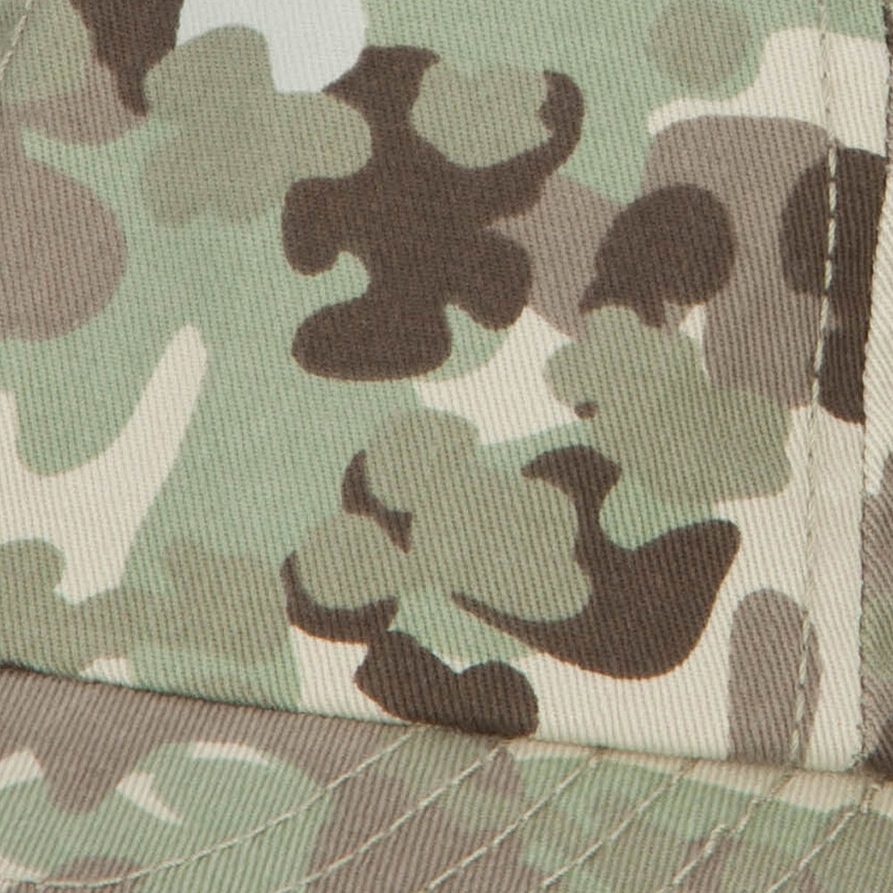 Enzyme Washed Camo Cap
