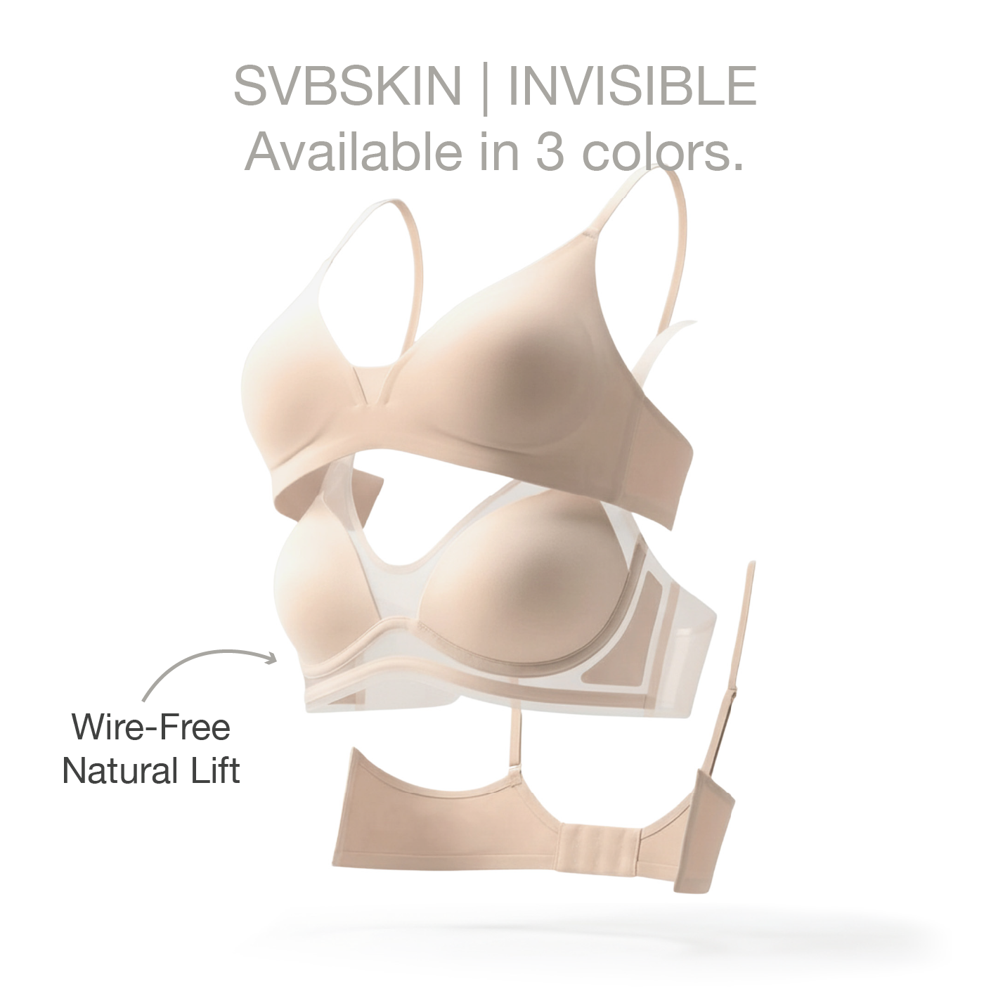 INVISIBLE JellyLift Bra | Seamless Wire-free
