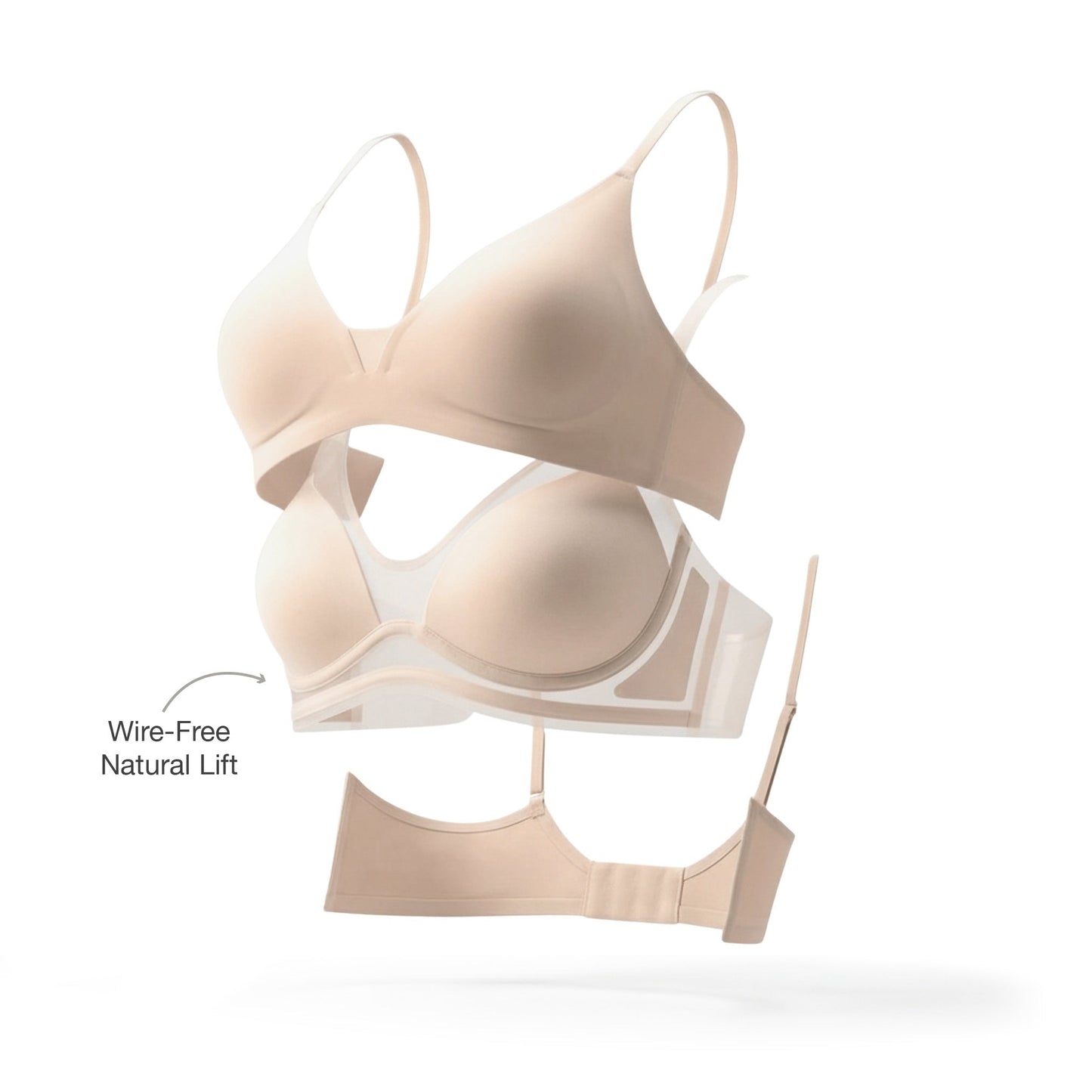 INVISIBLE JellyLift Bra - Seamless Wire-free