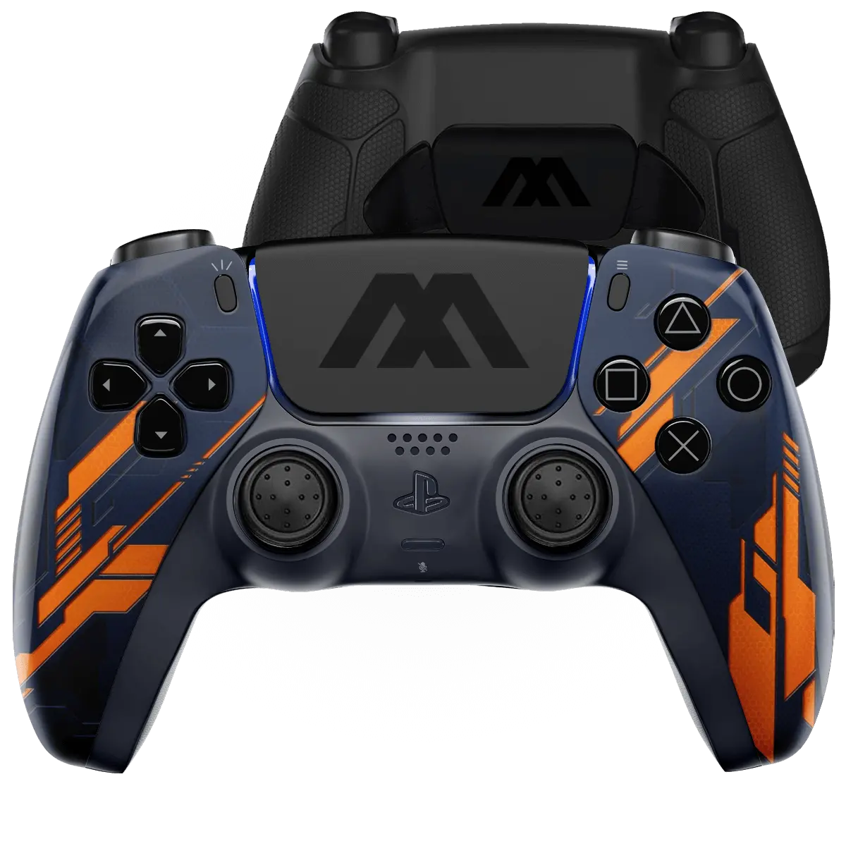 MODDEDZONE ORANGE MECHA EXTREME PS5 SMART PRO CUSTOM MODDED CONTROLLER