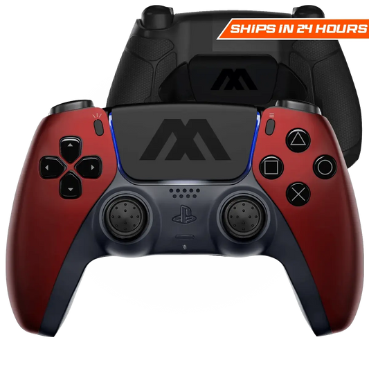 MODDEDZONE RED EXTREME PS5 SMART PRO CUSTOM MODDED CONTROLLER