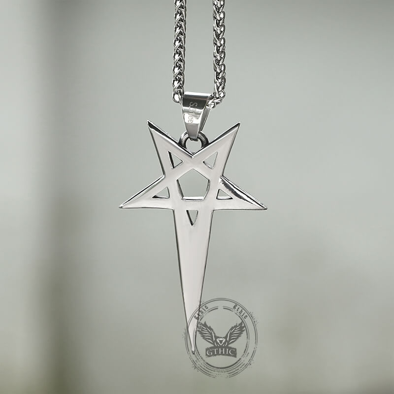 Eye Of Ra Pentagram Stainless Steel Pendant