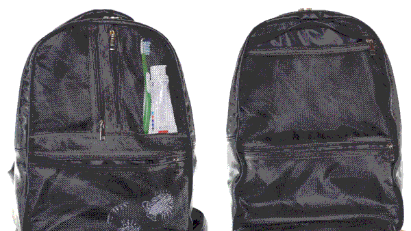 Red Leather Luxury Carry-On Patented Backpack (Only 300 Made)