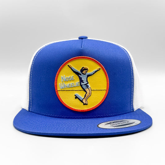 Nose Wheelie 70's Retro Skateboarding Trucker Hat