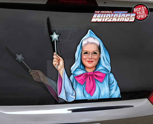 Fairy Godmother Waving Wand WiperTag with Decal