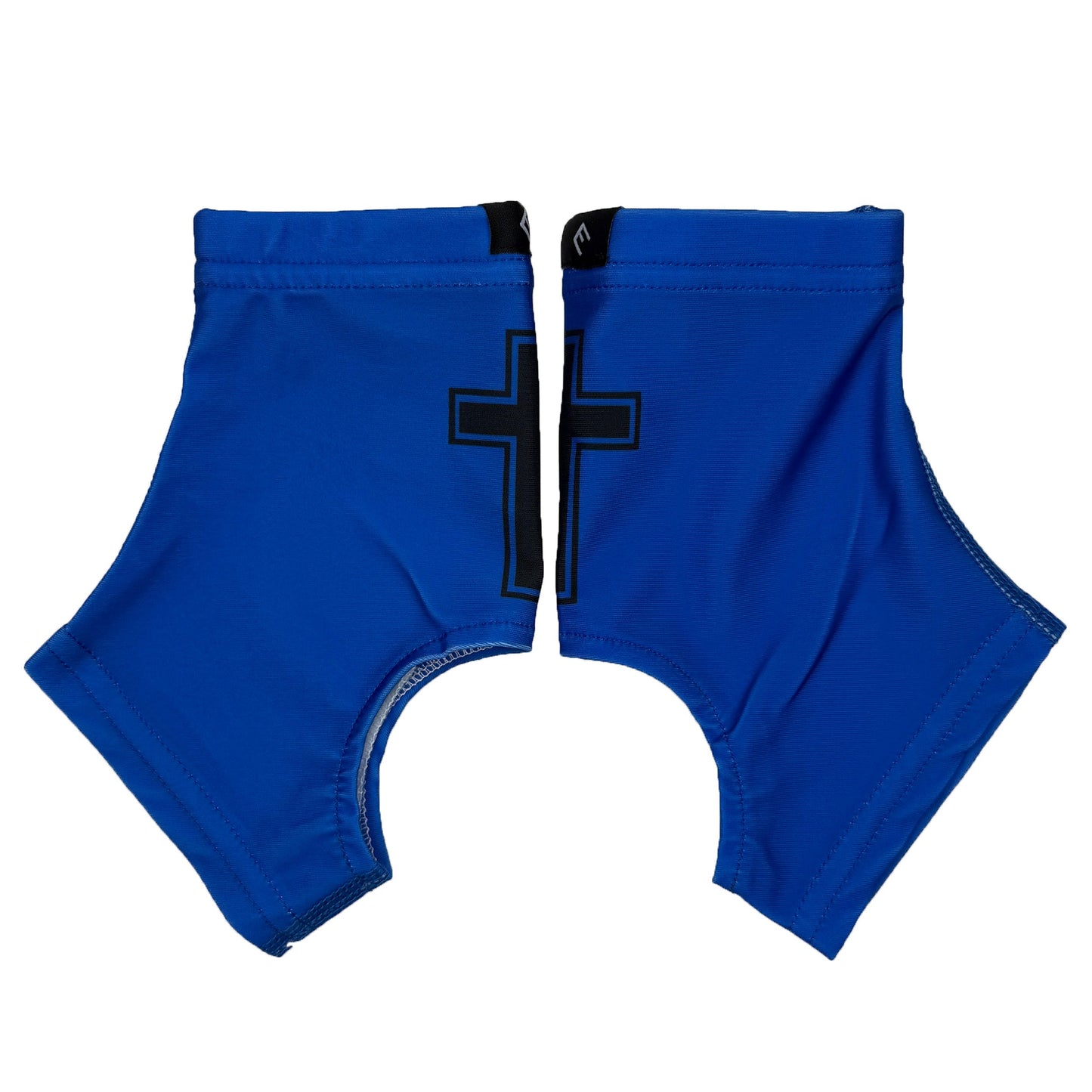 Faith Cross Blue Cleat Covers (Spats)