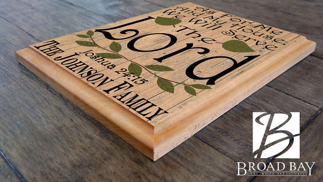 Family Blessings Wall Art Signs Personalized Inspirational Gift