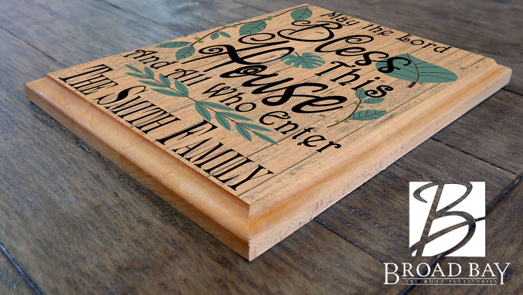 Family Blessings Wall Art Signs Personalized Inspirational Gift