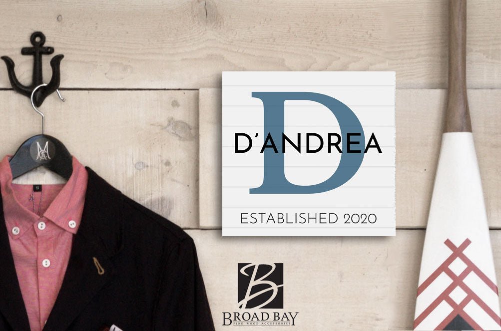 Family Monogram Sign Personalized Name Established Date - 10.5" x 10.5"