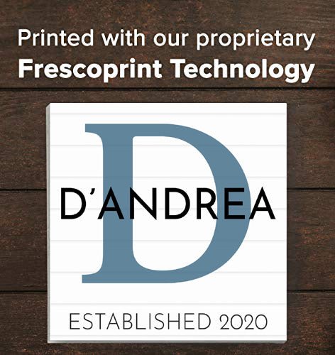 Family Monogram Sign Personalized Name Established Date - 10.5" x 10.5"