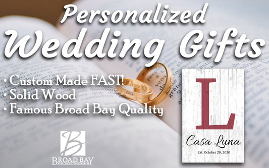 Family Name Monogram Sign Personalized with Established Date