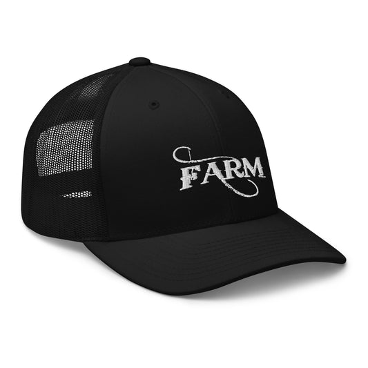Snap Back Embroidered Hat - Black