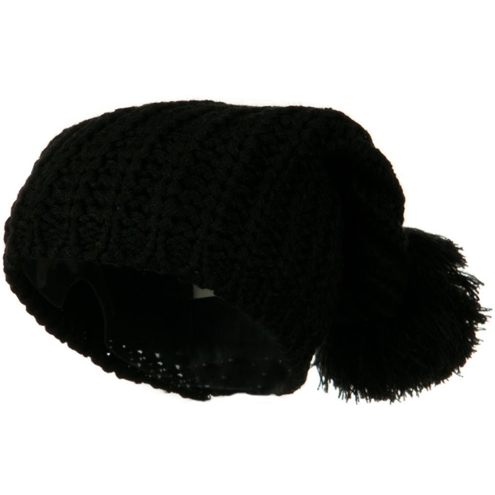 Fall Back Pom Pom Knit Hat