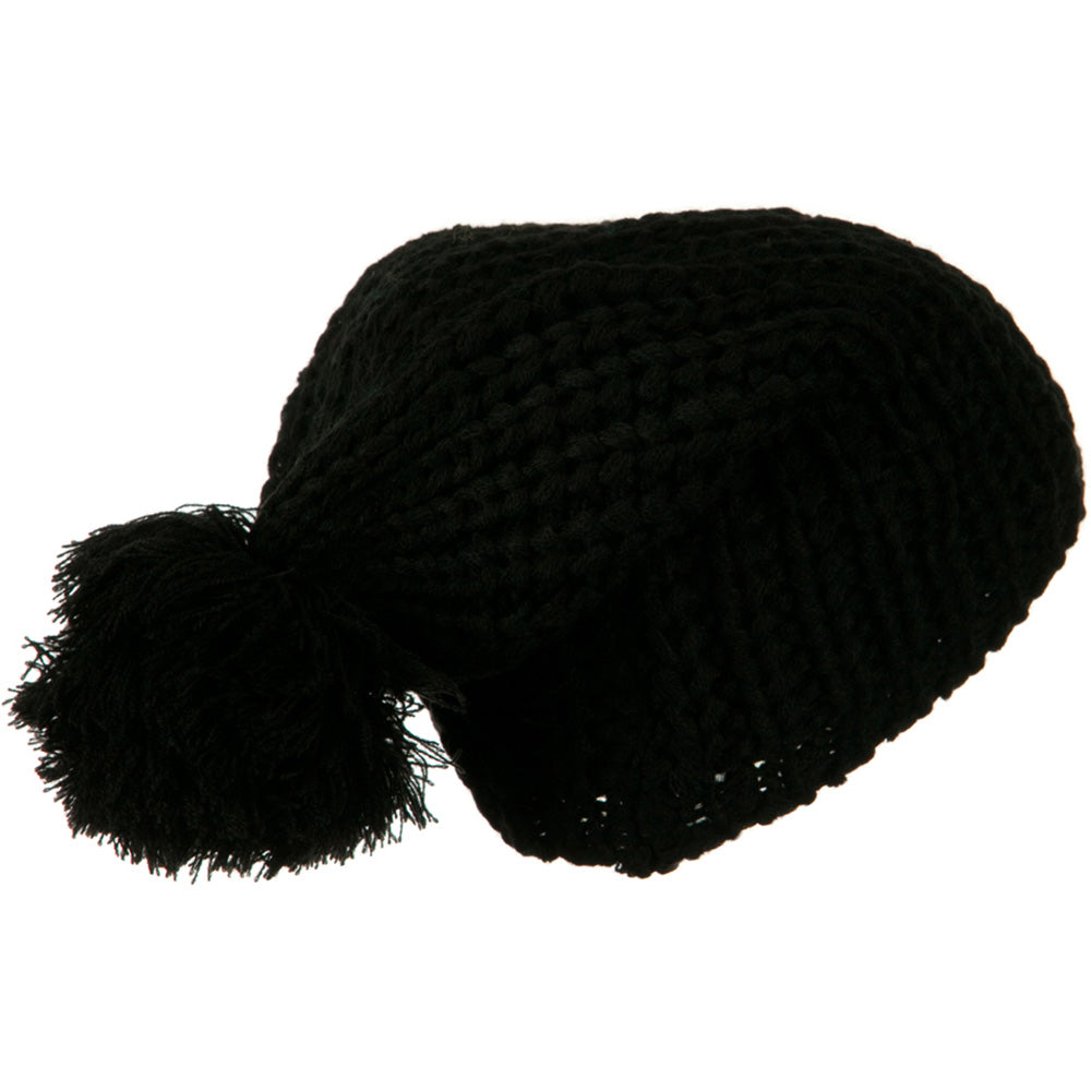Fall Back Pom Pom Knit Hat