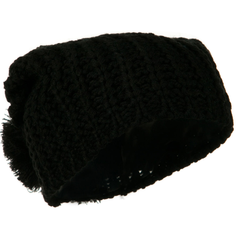 Fall Back Pom Pom Knit Hat