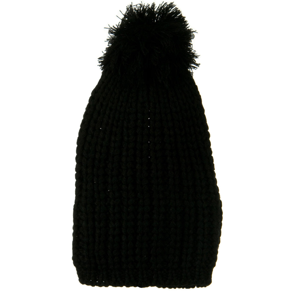 Fall Back Pom Pom Knit Hat