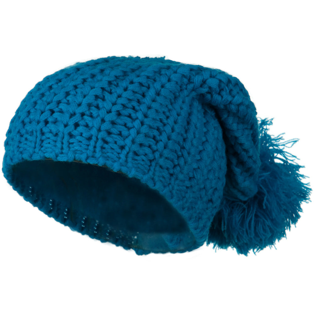 Fall Back Pom Pom Knit Hat