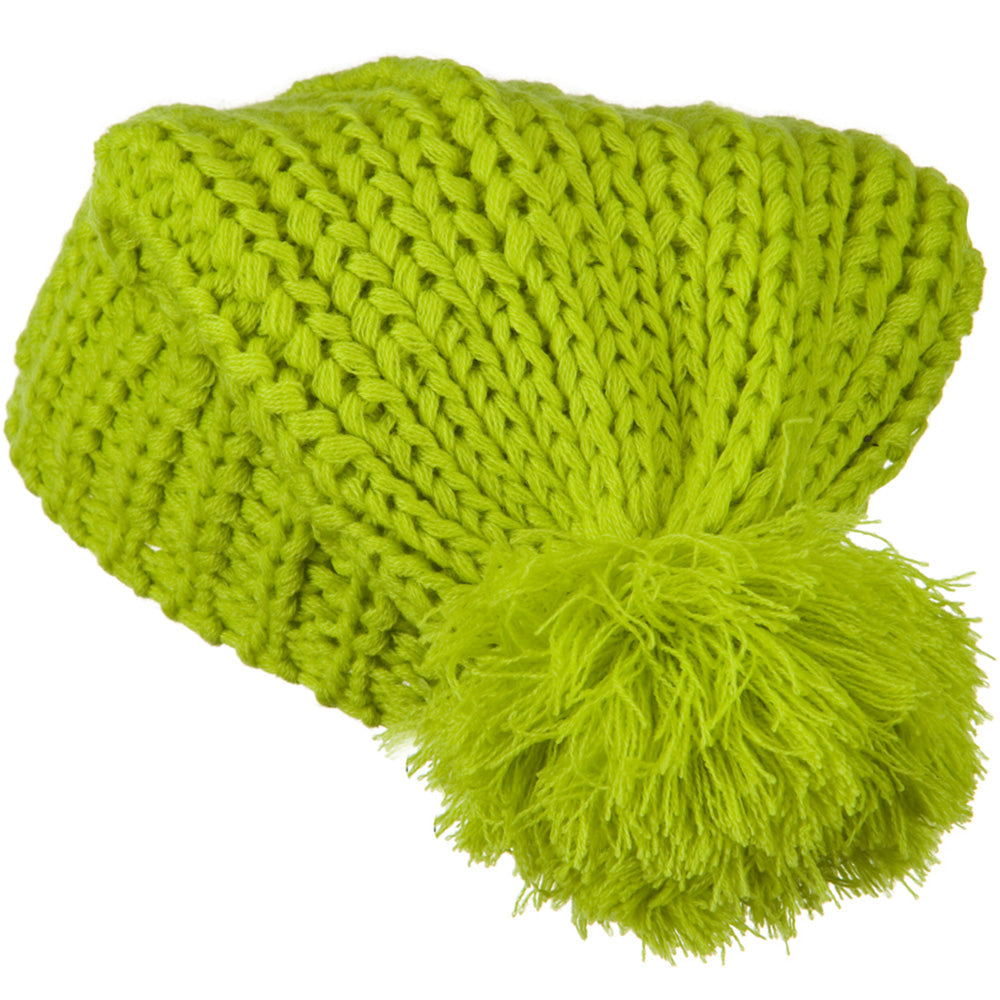 Fall Back Pom Pom Knit Hat