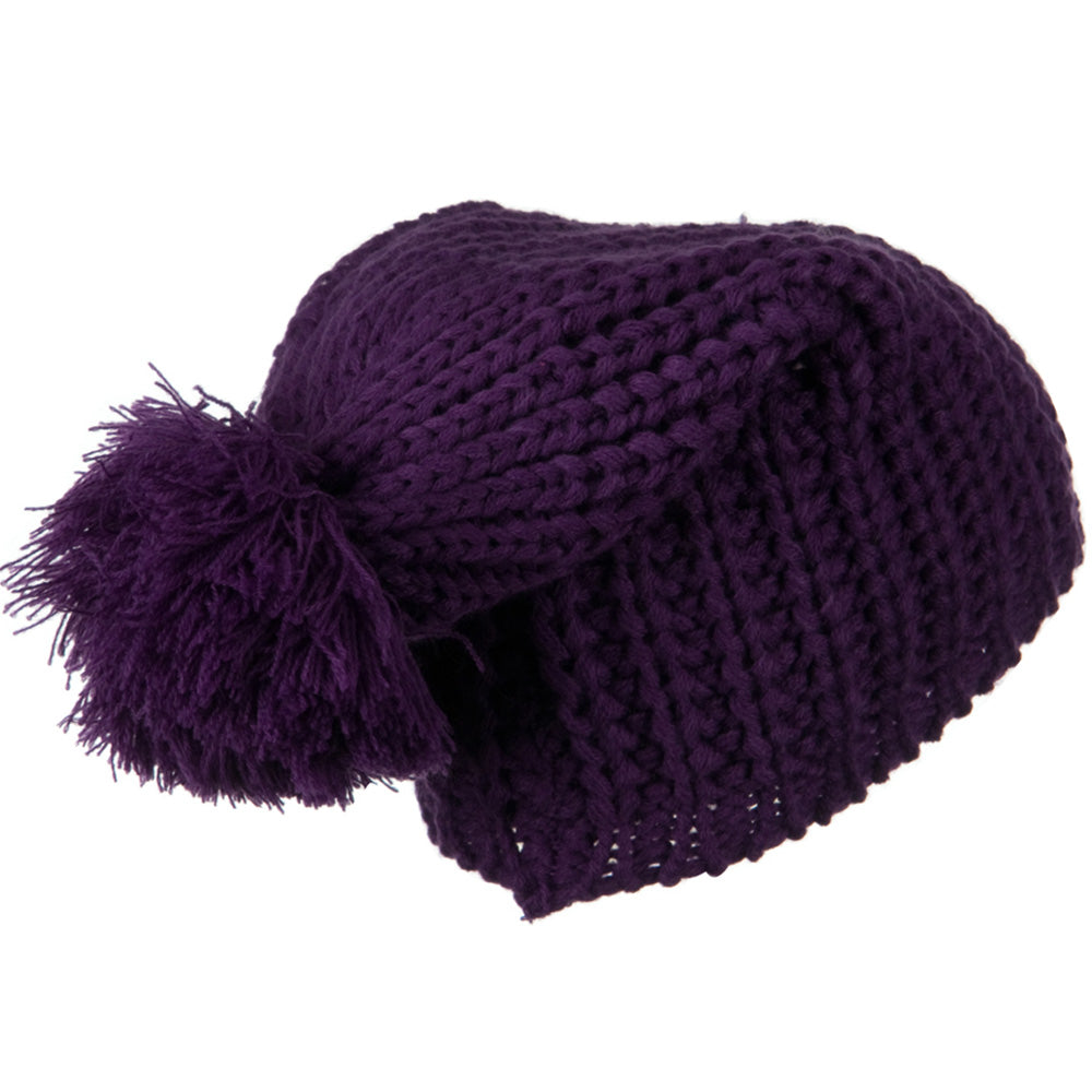 Fall Back Pom Pom Knit Hat