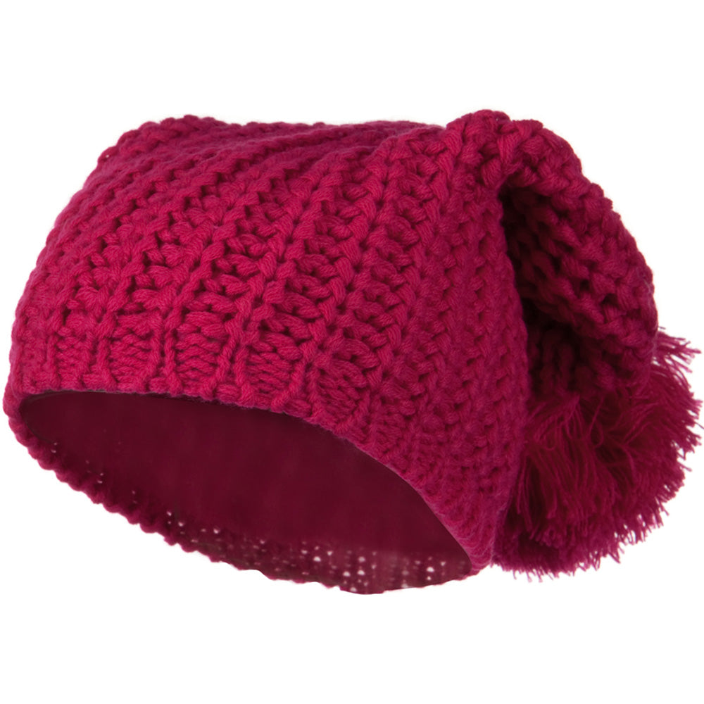 Fall Back Pom Pom Knit Hat