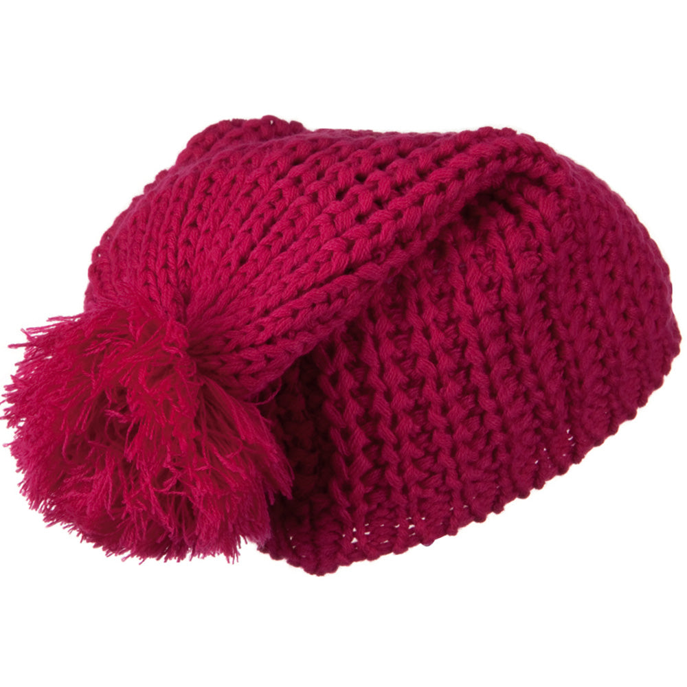 Fall Back Pom Pom Knit Hat