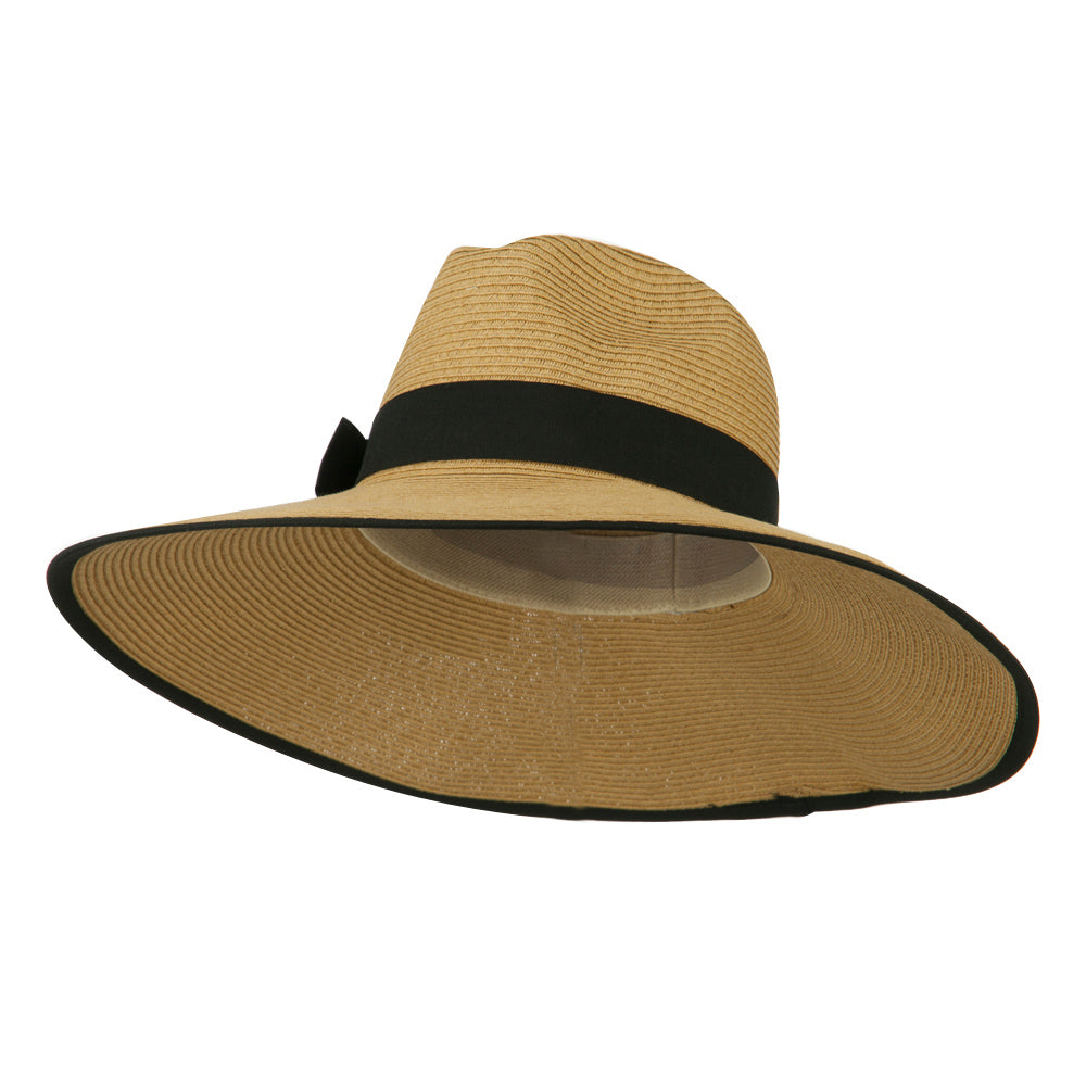 UPF 50+ Fedora Crown Paper Braid Hat