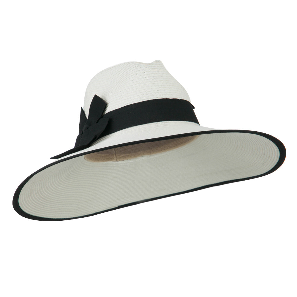 UPF 50+ Fedora Crown Paper Braid Hat