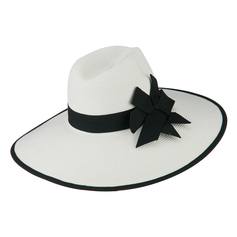 UPF 50+ Fedora Crown Paper Braid Hat
