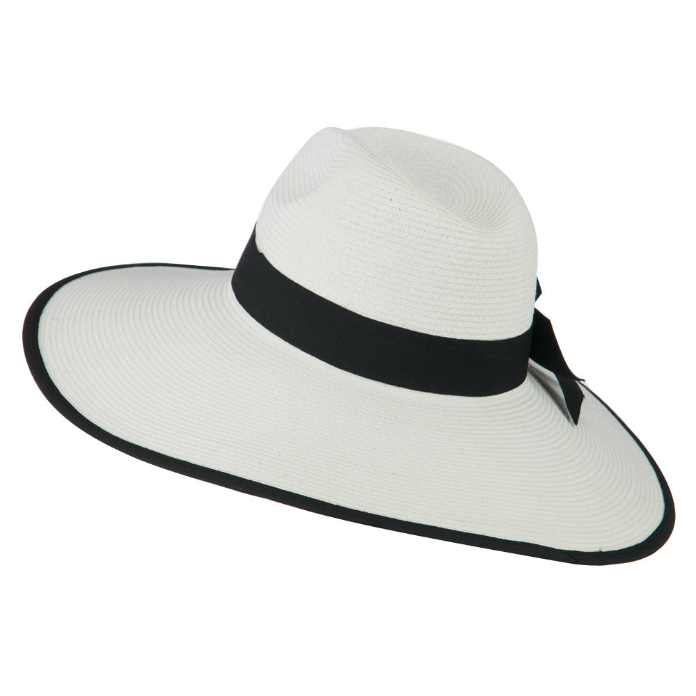 UPF 50+ Fedora Crown Paper Braid Hat