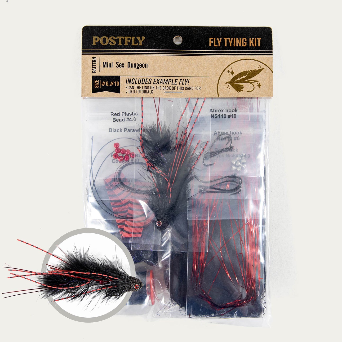 Fly Tying Kit | Mini Sex Dungeon #6 & #10