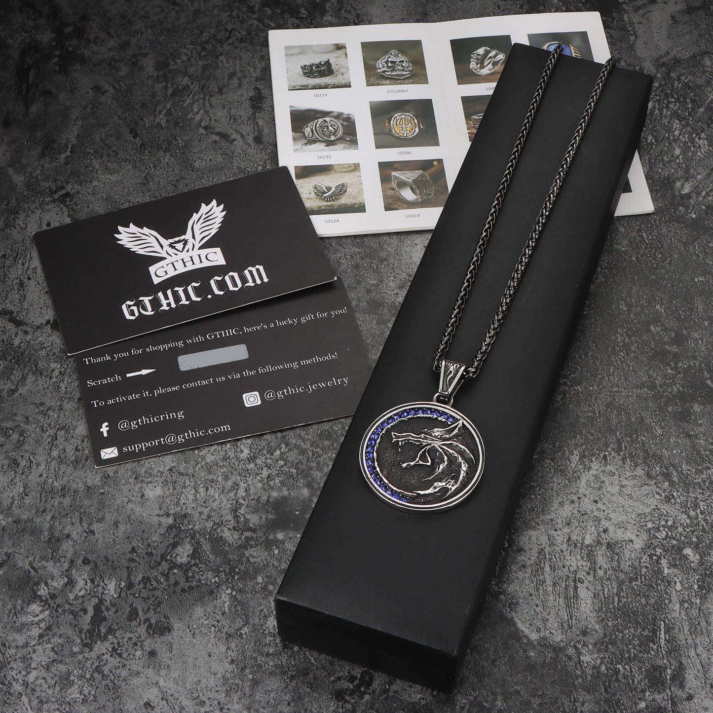 Ferocious Nordic Wolf Stainless Steel Pendant