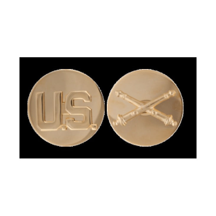 Field Artillery Enlisted Collar Device Set