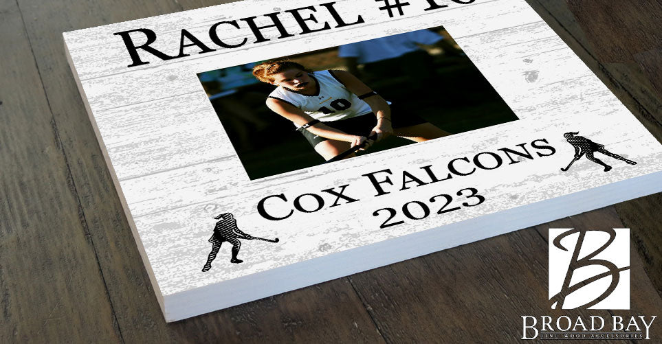 Field Hockey Recognition Award Photo Plaque Senior Season Year End Gift, Coach or MVP