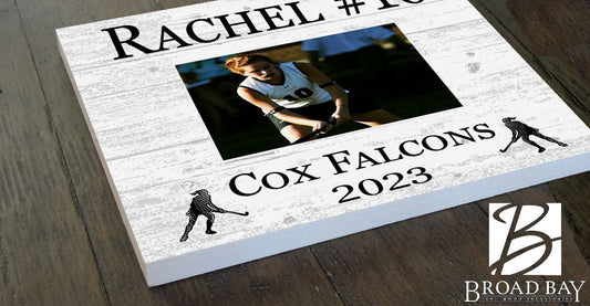 Field Hockey Recognition Award Photo Plaque Senior Season Year End Gift, Coach or MVP