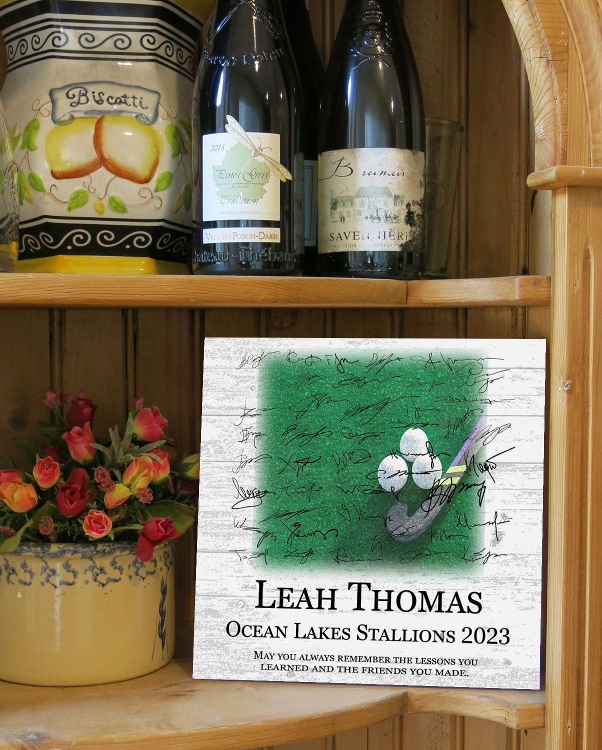 Field Hockey Plaque Recognition Award Personalized Senior Season End Gift or MVP