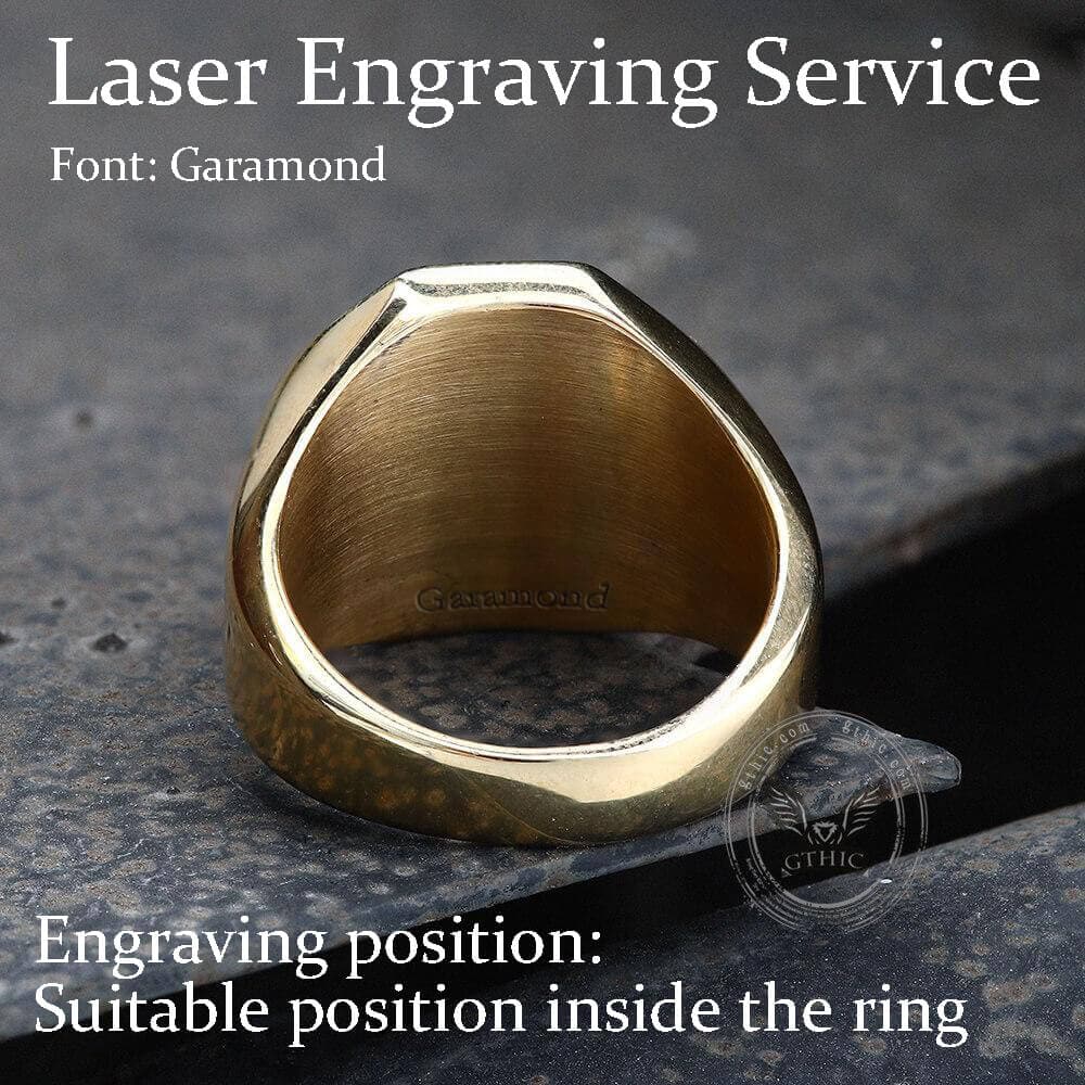 Fierce Lion Stainless Steel Ring