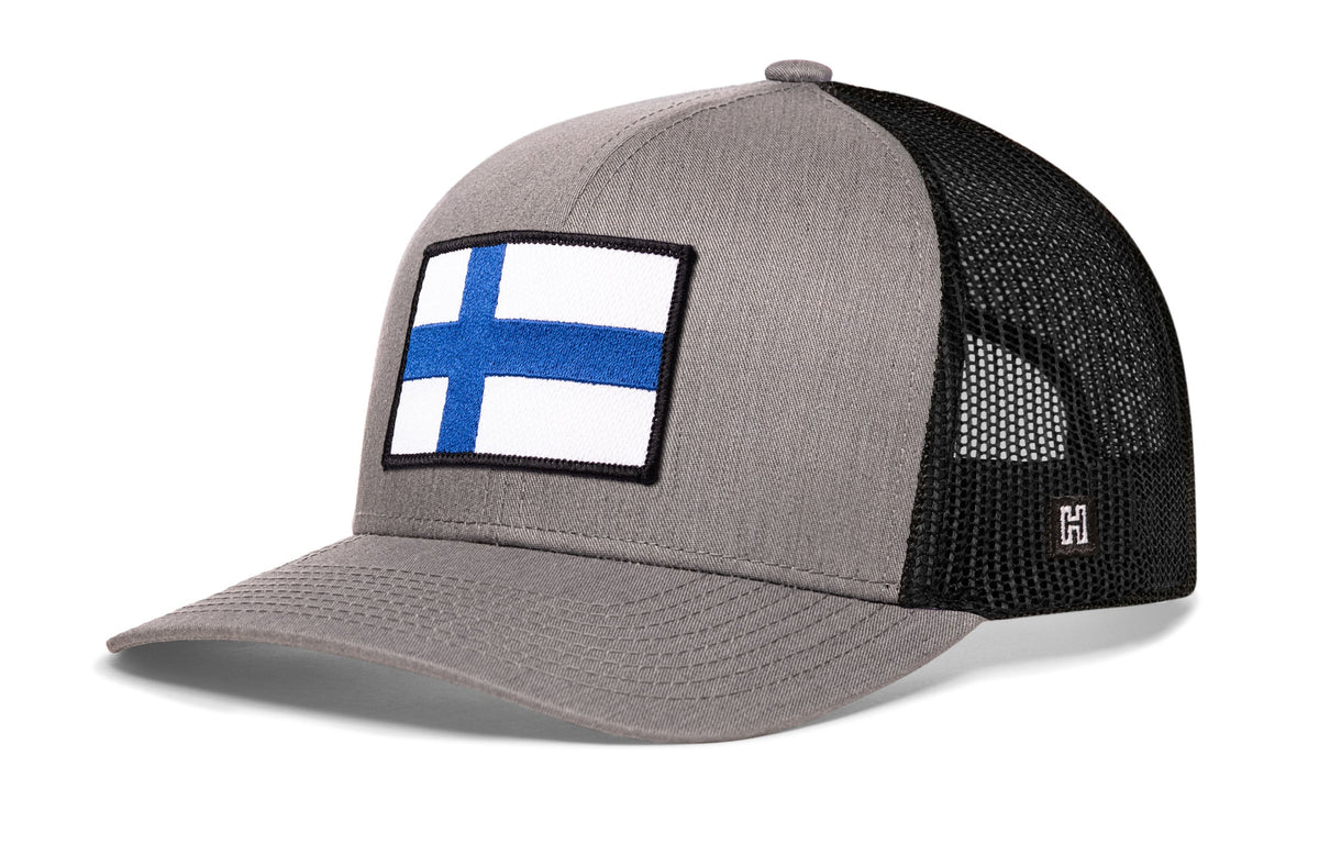 Finland Flag International Trucker Hat  |  Finnish Snapback