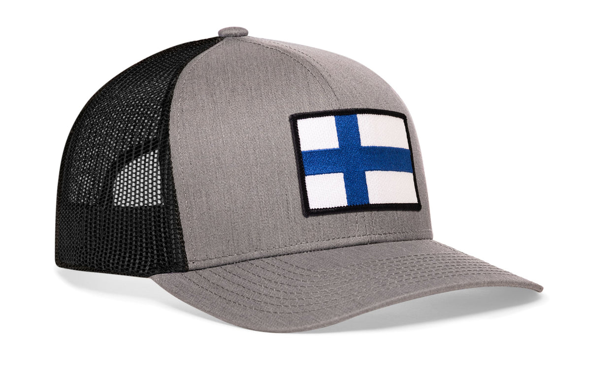 Finland Flag International Trucker Hat  |  Finnish Snapback