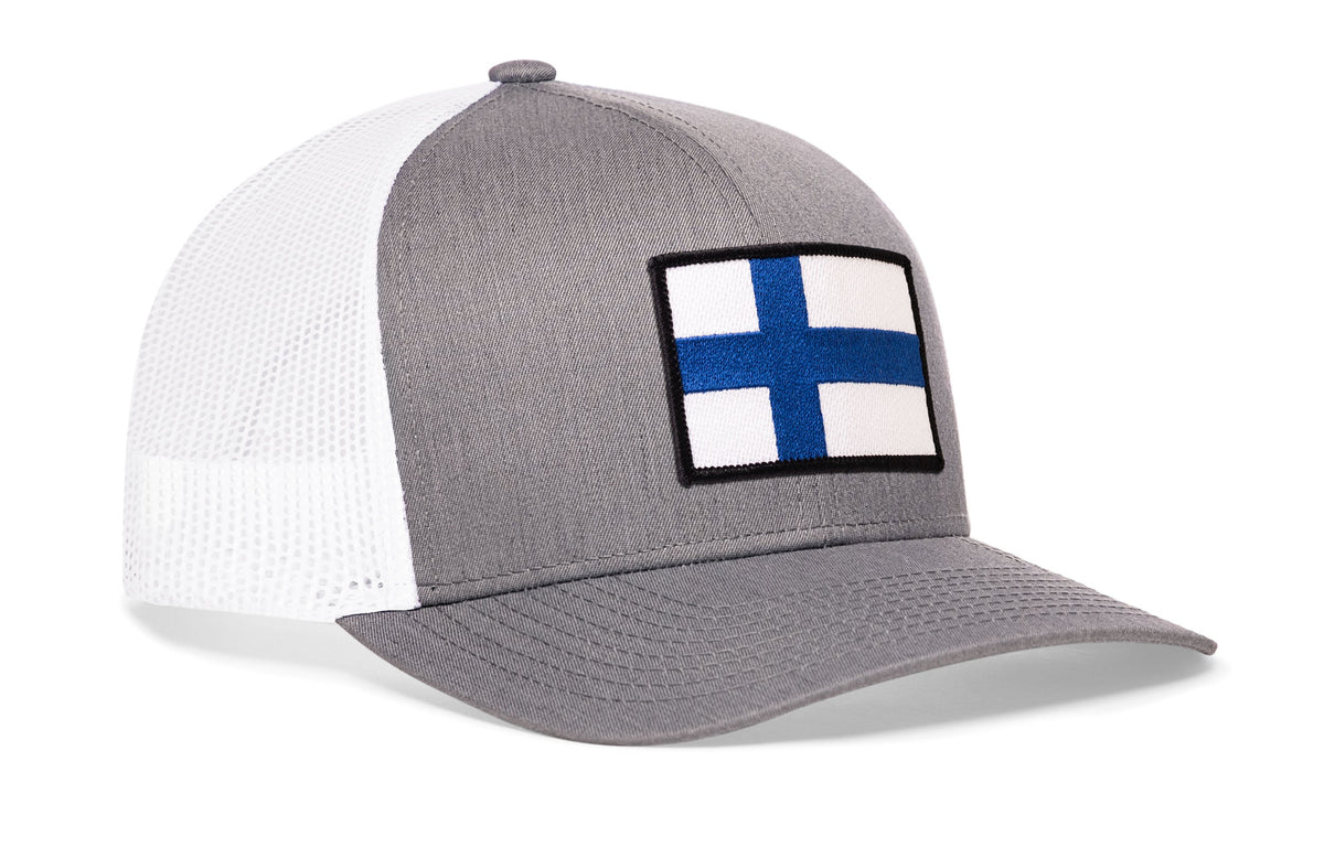 Finland Flag International Trucker Hat  |  Finnish Snapback
