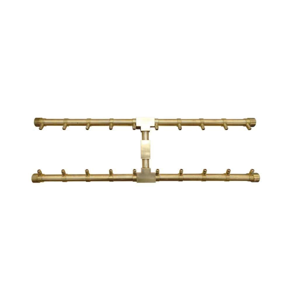 Firegear Pro Series H Burners - Brass Gas Burner