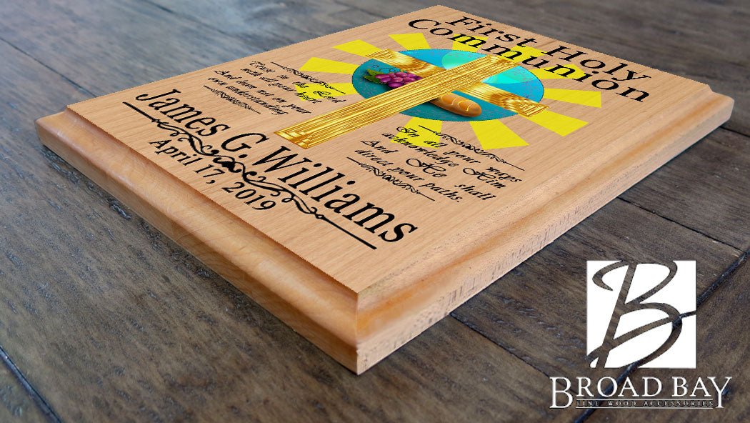 First Communion Gift Personalized 1st Holy Communion Plaque