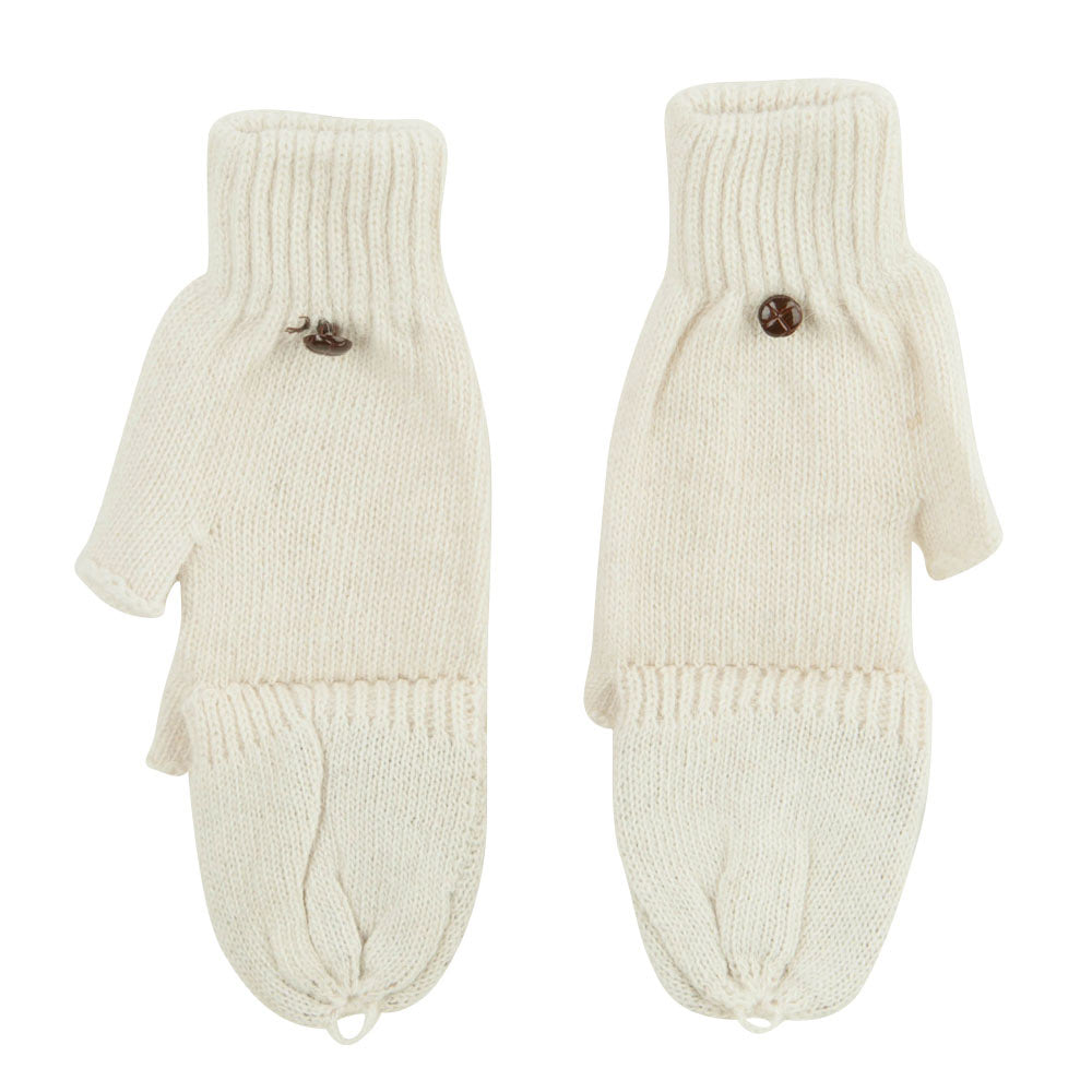 Women's Snowflake Flip Top Mitt Glove