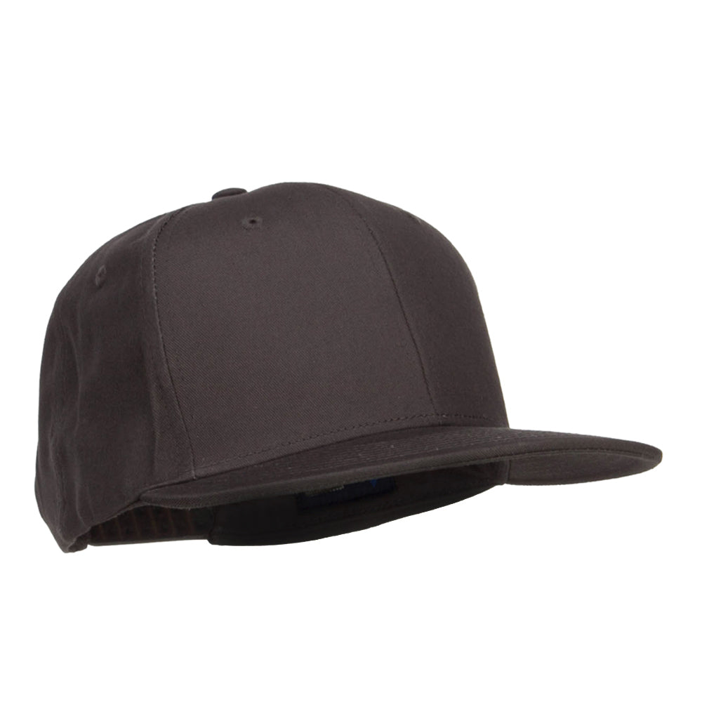 Flat Bill Snapback Twill Cap