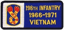 196th Infantry Vietnam Small Patch - CLEARANCE!