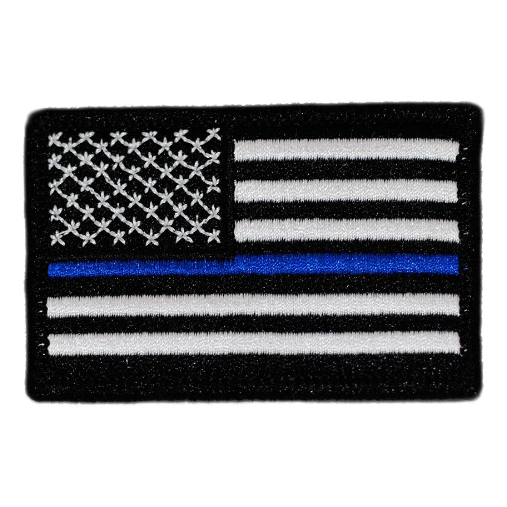 U.S. Thin Blue Line Flag Patch