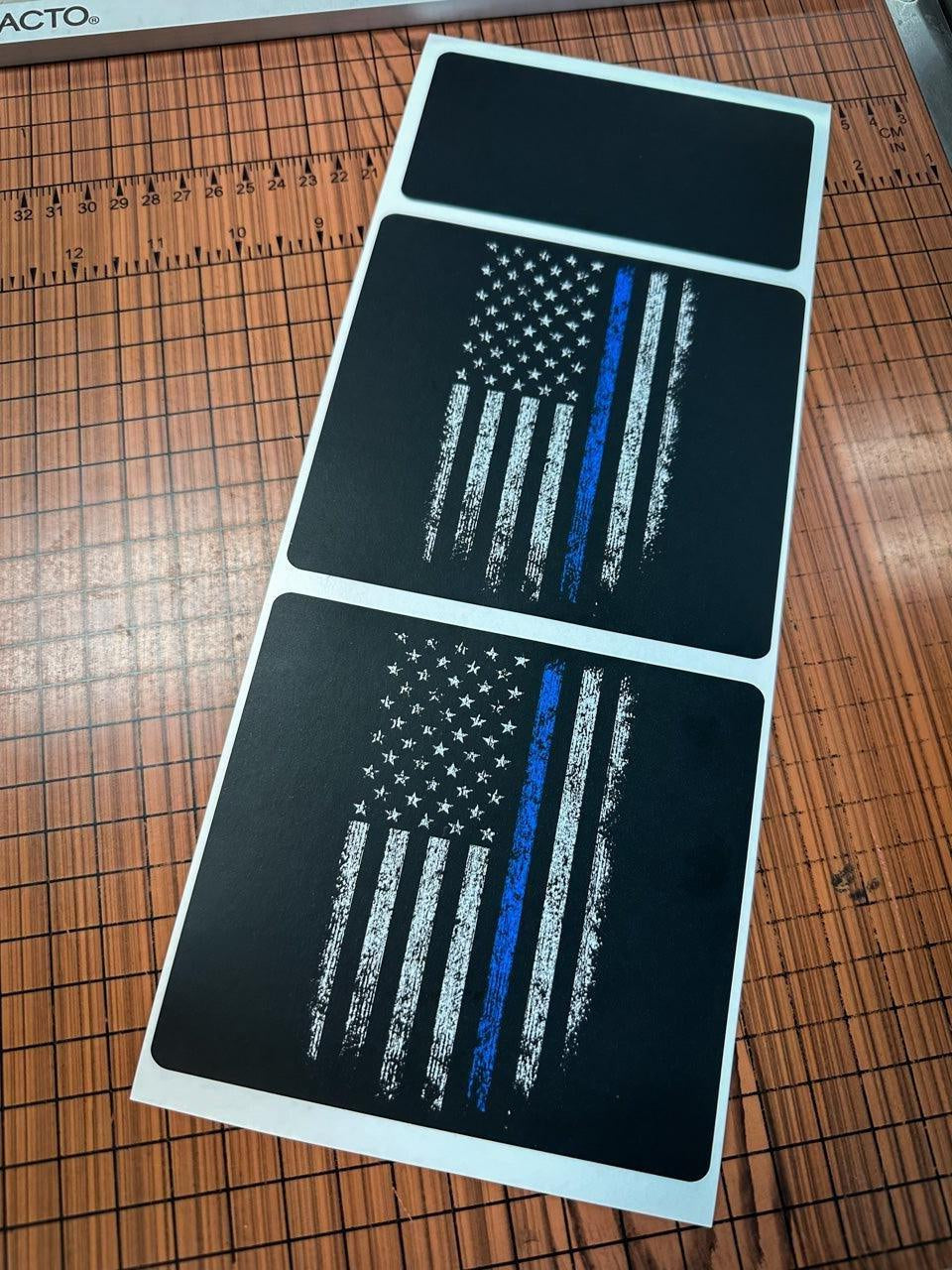 Flag Sun Visor Warning Overlays - 2021+ Bronco / 2024+ Ranger Raptor