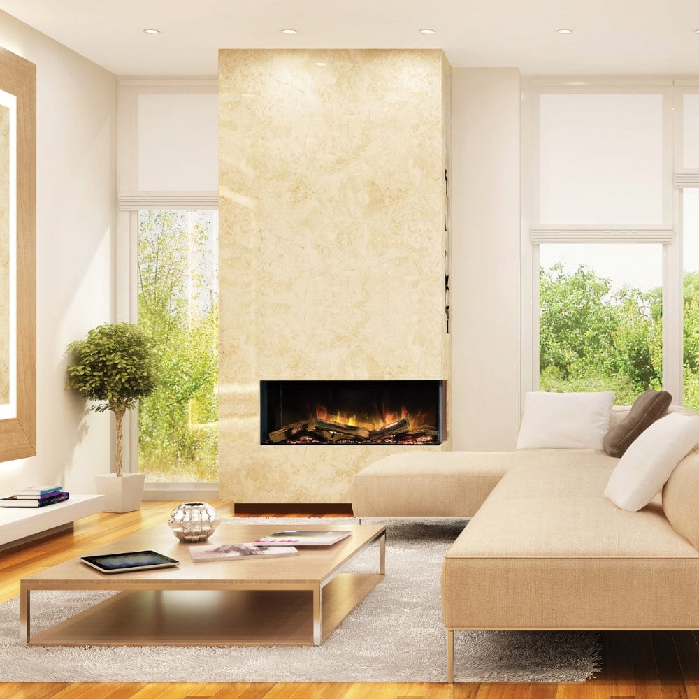 Flamerite E-FX 3-Sided Built-In/Wall-Mounted Smart Electric Fireplace