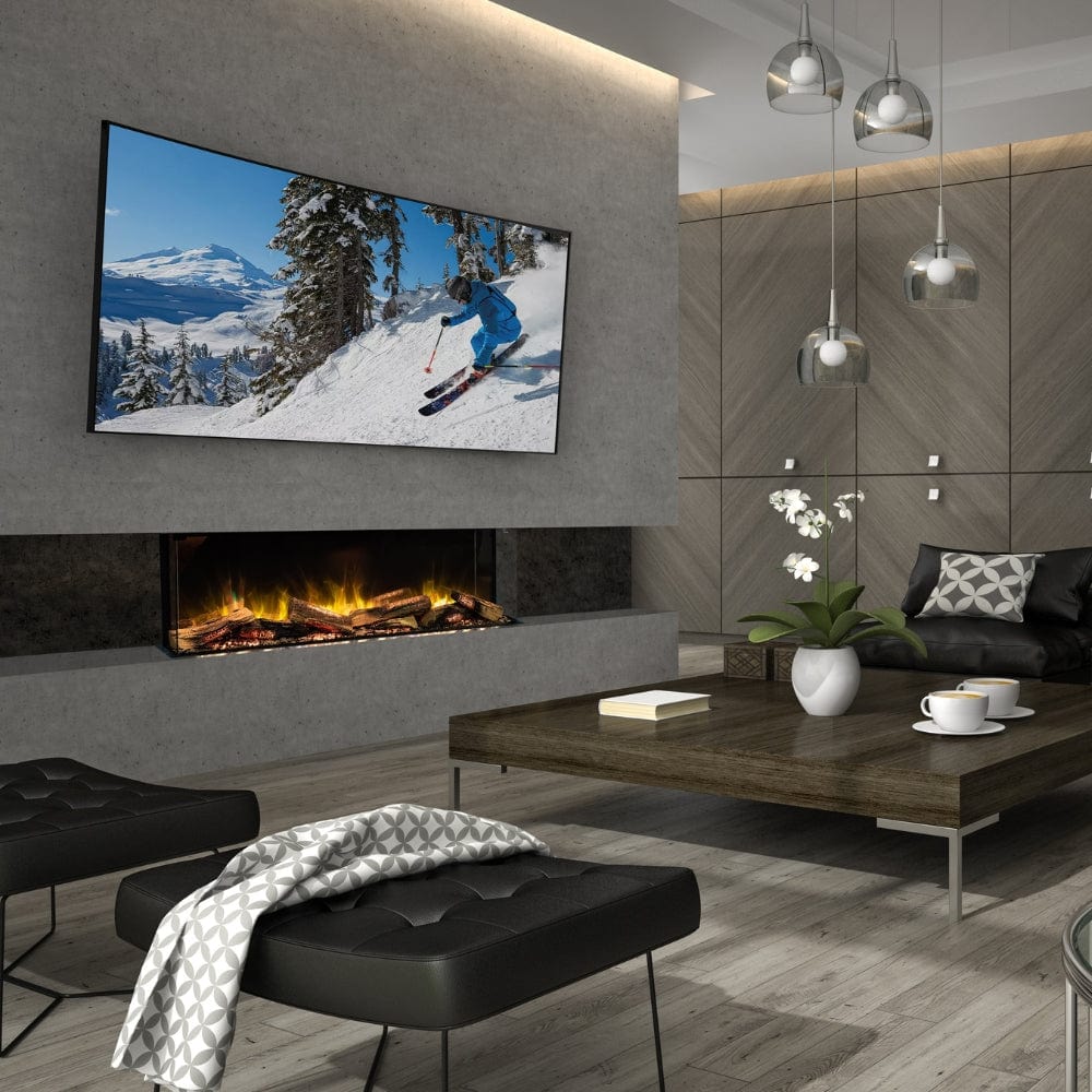 Flamerite E-FX 3-Sided Built-In/Wall-Mounted Smart Electric Fireplace